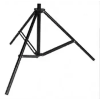 Tripé Walimex FT-8051 3 pernas preto 4 kg capacidade de carga 2,6 m altura