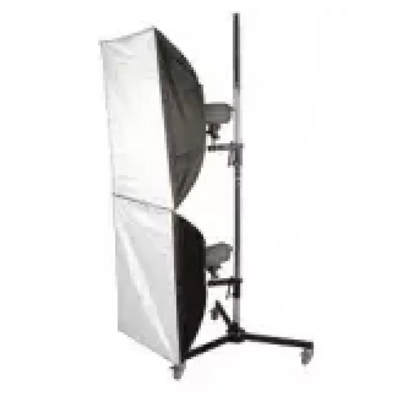 Walimex pro tripé com rodas 223 cm com 2 suportes de fixação 1015803