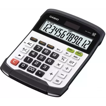 Calculadora financeira Casio WD-320MT Secretária 12 dígitos Preto Branco