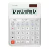 Calculadora de secretária Casio DE-12E-WE básica 12 dígitos branca