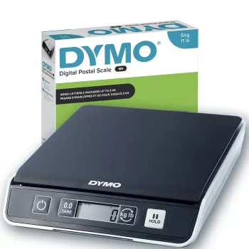 Balança digital de encomendas e envios DYMO M5 | capacidade até 5 kg | 20 cm x 20 cm