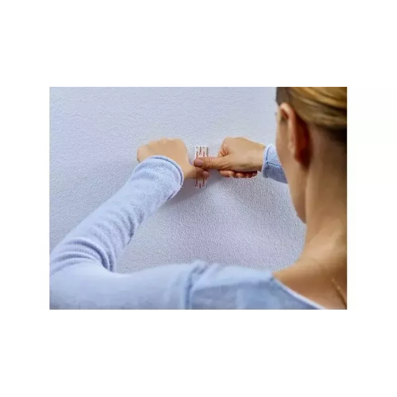 Crochet universal TESA 77772 interior branco 2 unidades