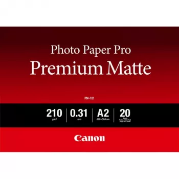 Papel fotográfico Canon PM-101 Premium Matte A2 – 20 folhas