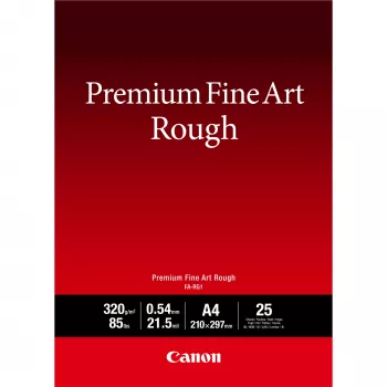 Papel Canon FA-RG1 Premium Fine Art Rough, A4, 25 folhas