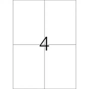 Etiquetas removíveis HERMA 5082 A4 105x148 mm branco