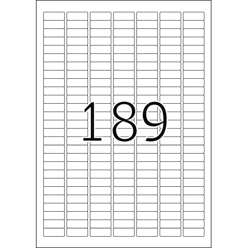 Etiqueta de impressora autoadesiva HERMA Labels Premium A4 25,4x10 mm 4725 unid.
