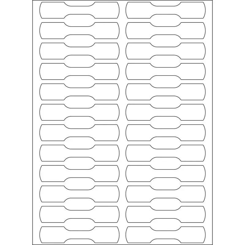 Etiquetas de anel HERMA multiusos 10x49 mm branco 600 unid.