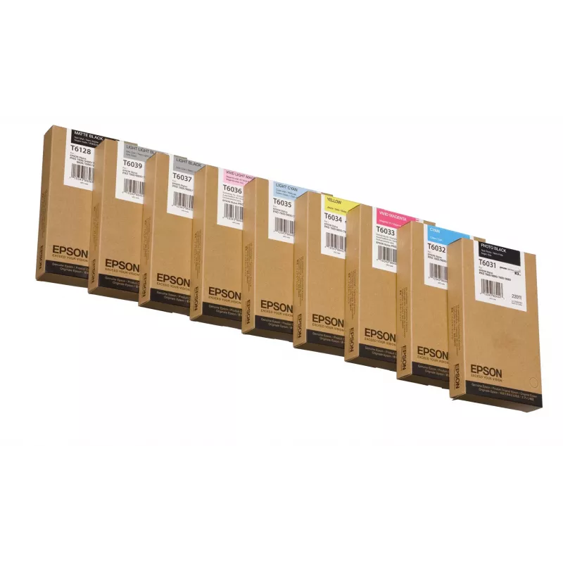 Epson embalagem individual amarelo T603400 220 ml, amarelo, tinta pigmentada, 220 ml, 1 unid.