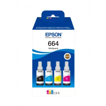 Tinteiro Epson Ink C13T664640 BK,C,M,Y