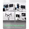Suporte para monitor icybox 61085 para 2 monitores com fixação à mesa – suporte de mesa para dois monitores