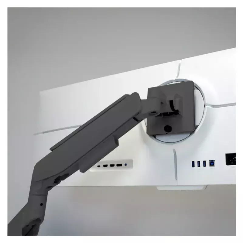 Suporte para monitor LC-Power LC-EQ-A49B 124,5 cm preto com grampo 20 kg