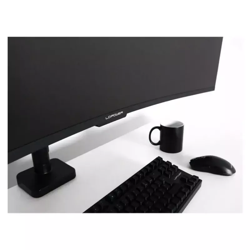 Suporte para monitor LC-Power LC-EQ-A49B 124,5 cm preto com grampo 20 kg