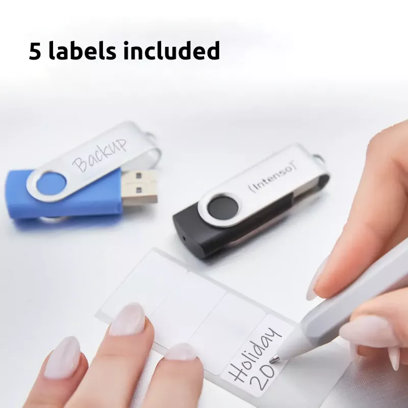 INTENSO Office Line multipack de pen drives 5×64 GB, USB-A, USB 3.2 Gen 1, Swivel, multicolor