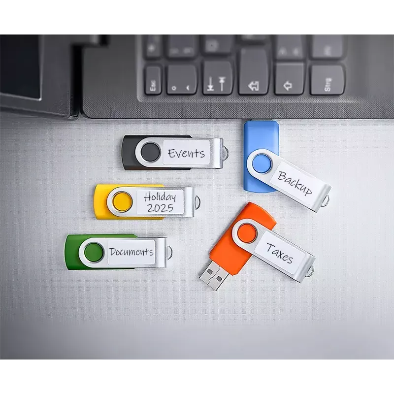 INTENSO Office Line multipack de pen drives 5×64 GB, USB-A, USB 3.2 Gen 1, Swivel, multicolor