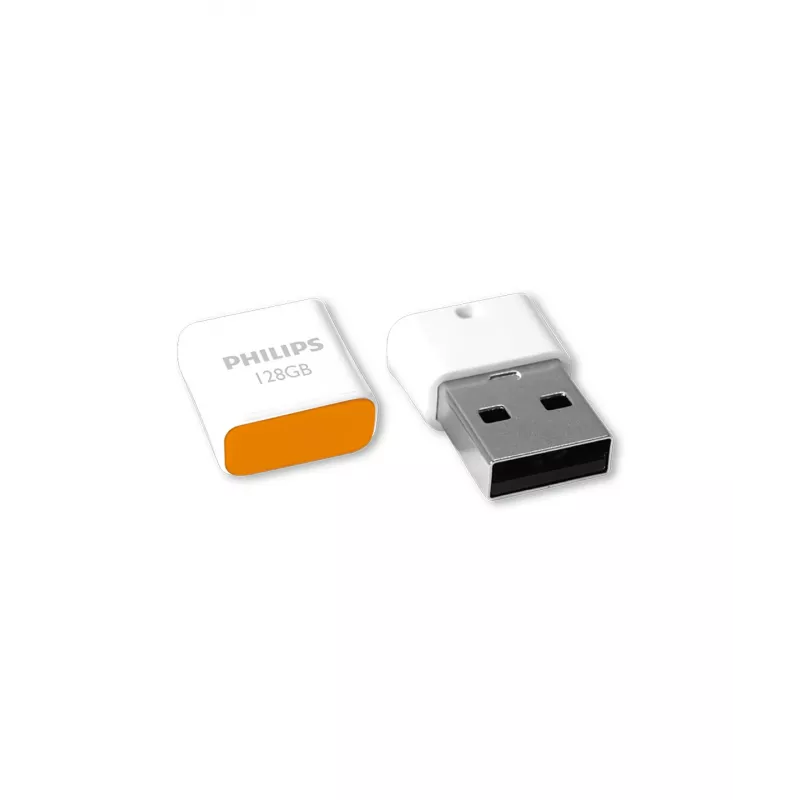 Philips Pico pen drive 128 GB USB Type-A 2.0 laranja, branco