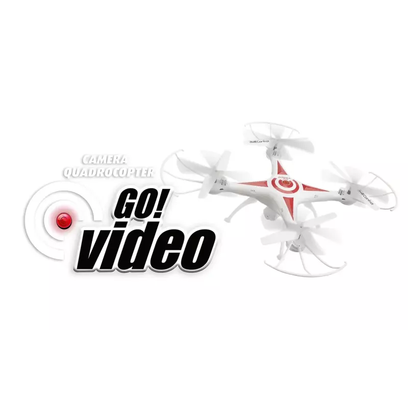 Revell 23858 drone com câmara quadricóptero GO! VIDEO 2.4 GHz RTF vermelho/branco