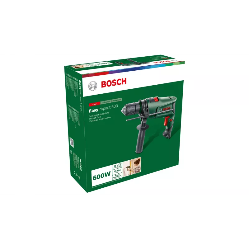 Bosch Easy Impact 600 600 W 3000 RPM sem chave
