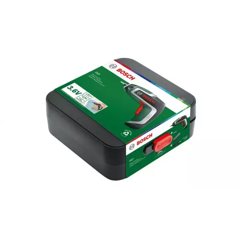 Bosch IXO 7 Set aparafusadora sem fios, 3,6 V, 2,0 Ah Li-Ion, verde/preto