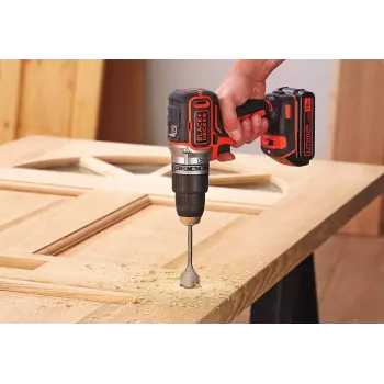 Parafusadeira sem fio Black & Decker BL188KB-QW 18V Lithium, laranja