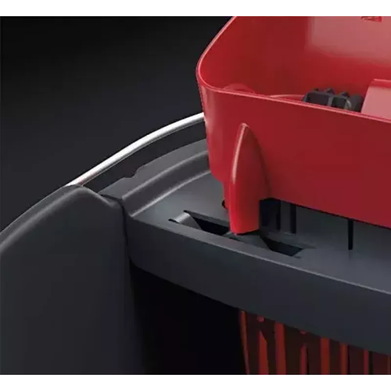 Sistema de limpeza Vileda SuperMocio Revolution um balde Preto Vermelho Branco