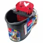 Sistema de limpeza Vileda SuperMocio Revolution um balde Preto Vermelho Branco