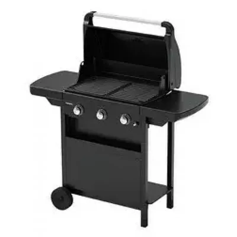 Grelhador a gás Campingaz Compact 3 L 7500 W preto tipo barril