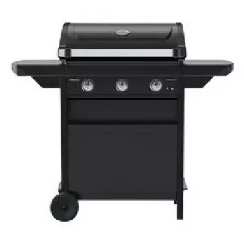Grelhador a gás Campingaz Compact 3 L 7500 W preto tipo barril