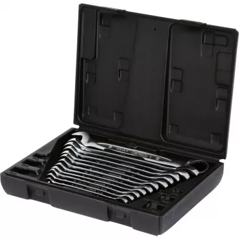 KS Tools GEARplus 503.4265 conjunto de chaves de roquete de anel, 12 peças, em mala