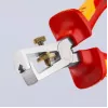Knipex 11 06 160 T alicate descarnador isolado com mola de abertura, 160 mm