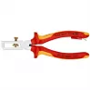 Knipex 11 06 160 T alicate descarnador isolado com mola de abertura, 160 mm