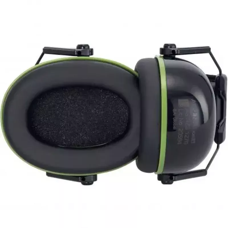 Óculos de proteção com arco de cabeça Uvex K10 preto verde construção