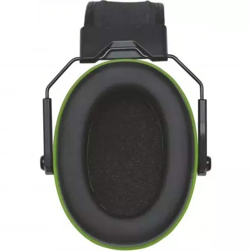 Óculos de proteção com arco de cabeça Uvex K10 preto verde construção