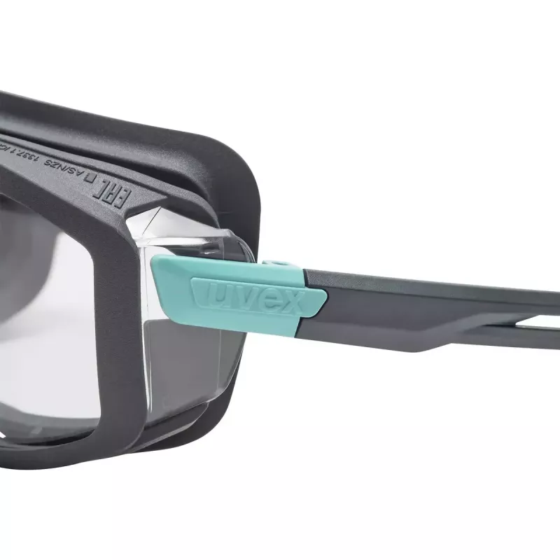 Óculos de proteção Uvex i-guard policarbonato azul cinzento transparente