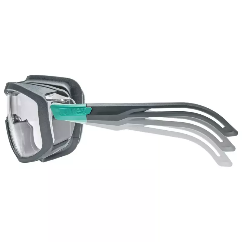 Óculos de proteção Uvex i-guard policarbonato azul cinzento transparente