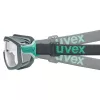 Óculos de proteção Uvex i-guard+ policarbonato preto azul lentes transparentes