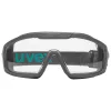 Óculos de proteção Uvex i-guard+ policarbonato preto azul lentes transparentes