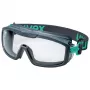 Óculos de proteção Uvex i-guard+ policarbonato preto azul lentes transparentes