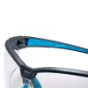 Óculos de proteção Uvex suXXeed 9181265, lentes transparentes, policarbonato, antracite/azul