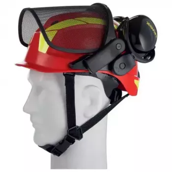 Proteção de cabeça de segurança Uvex 9774238 polietileno de alta densidade HDPE vermelho amarelo