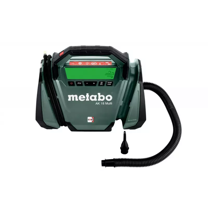 Compressor de ar Metabo AK 18 MULTI 16 l/min 11 bar bateria