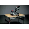 Mesa de exterior Metabo MWB 100 bege metálico retangular 710 mm largura
