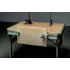 Mesa de exterior Metabo MWB 100 bege metálico retangular 710 mm largura