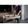 Mesa de exterior Metabo MWB 100 bege metálico retangular 710 mm largura