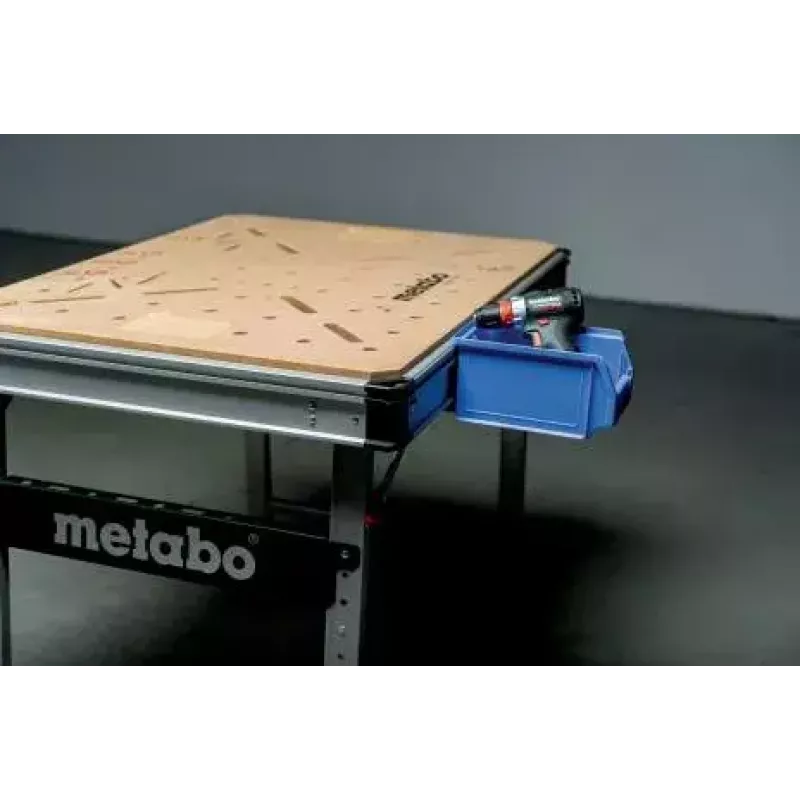 Mesa de exterior Metabo MWB 100 bege metálico retangular 710 mm largura