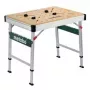 Mesa de exterior Metabo MWB 100 bege metálico retangular 710 mm largura