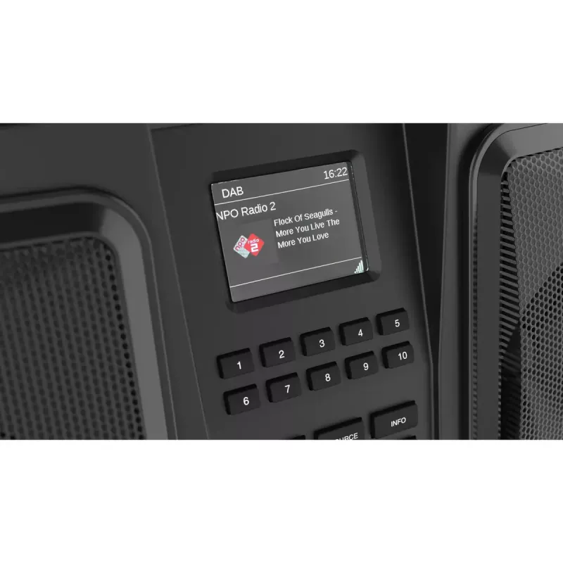 Rádio portátil Perfectpro ROCKBULL DAB+ FM 50W 20h bateria