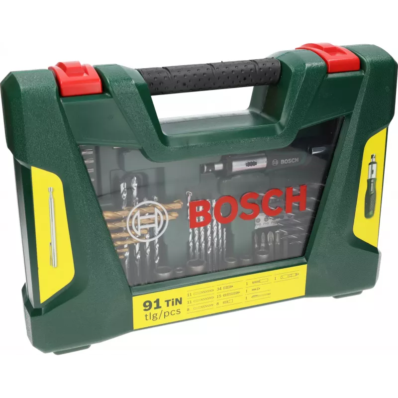 Conjunto de brocas Bosch 2 607 017 195 91 peças