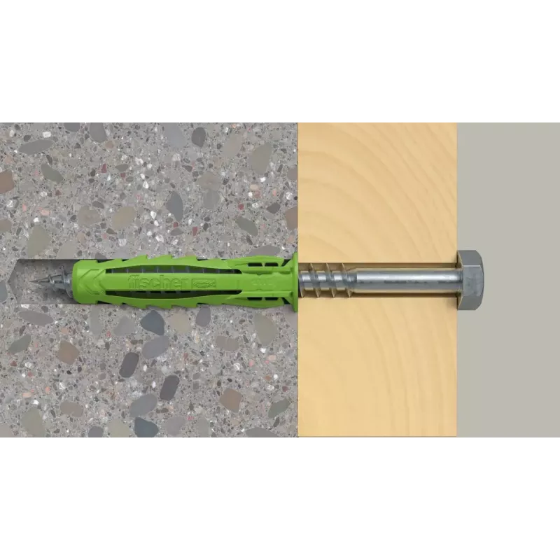 Bucha Fischer 567811 50 mm verde 45 unid.
