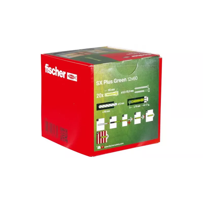 Bucha de expansão Fischer 567812 60 mm verde 20 peças