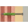 Conjunto de parafusos e buchas Fischer 567813 45 peças verde